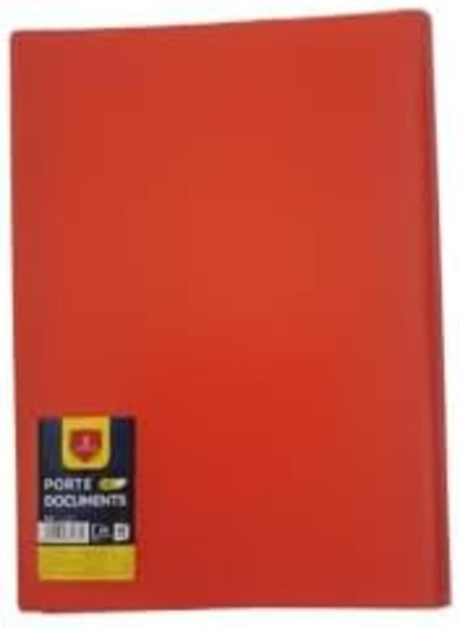 Vertex Clear Holder A4 30 Pockets - Orange